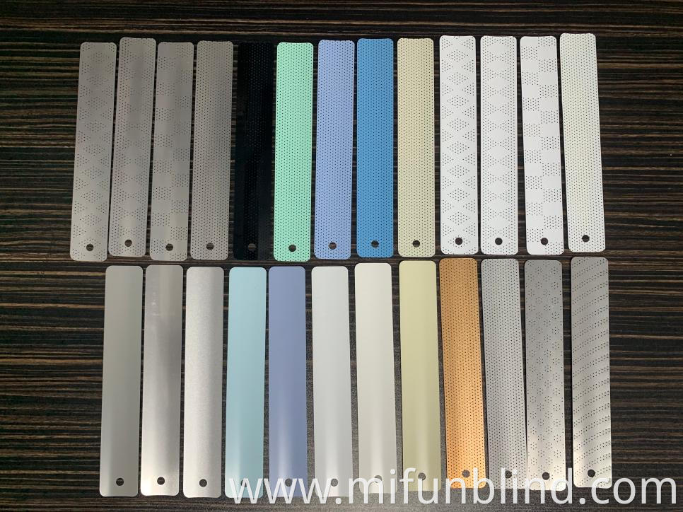 aluminum blind slats